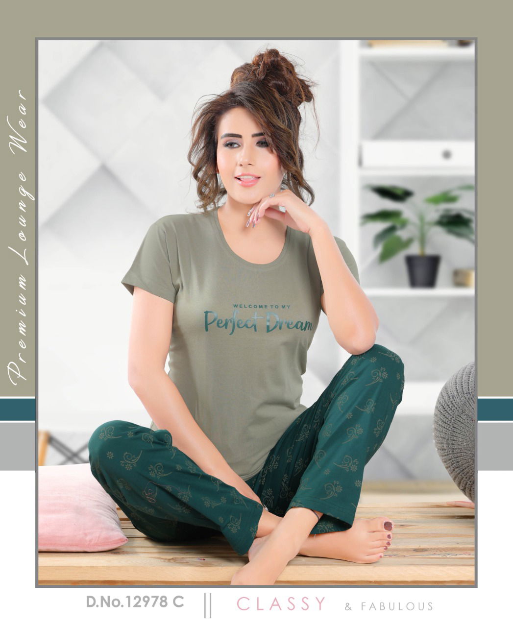 Night Wear Hosiery Cotton Wholesale Night Suits